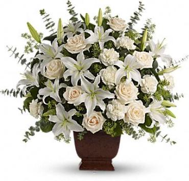 All White Premium Blooms Delivered to Edgewater, NJ