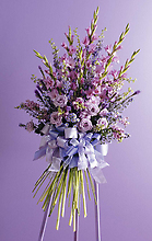 Hand Tied Pastel Funeral Spray