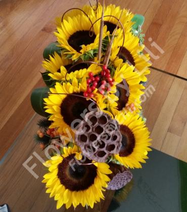 Sunflowers & Berries