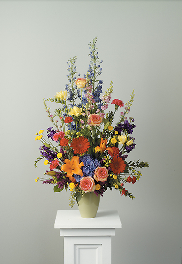 Colorful urn Tribute