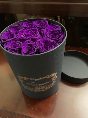 Forever Love Roses Deep Purple Classic Size
