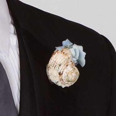 Shell Boutonniere