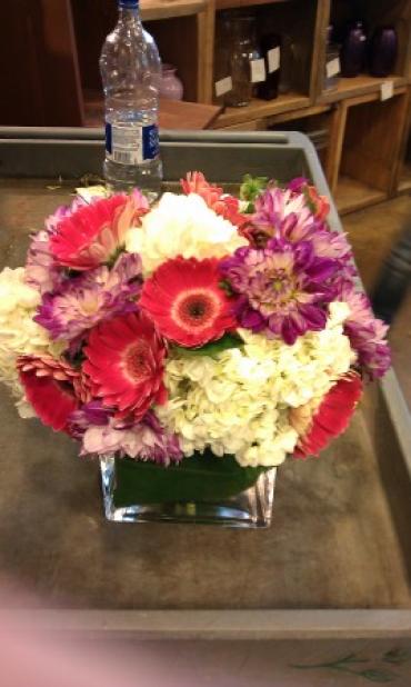 Dahlias, Hydrangeas and Gerberas