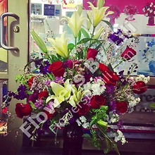 Lovely Tall Vase Arrangement