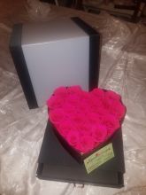 Forever Love Roses That Last A Year Heart Edition Hot Pink