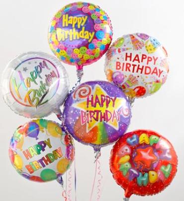 Half Dozen Birthday Balloons