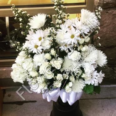 Beautiful White Sympathy Flowers