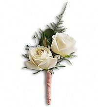 White Tie Boutonniere