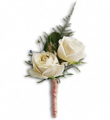 White Tie Boutonniere