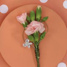 Mini carnation and Butterfly Boutonniere