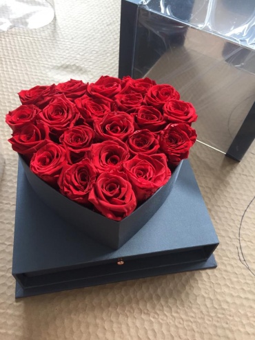 Forever Love Roses That Last a Year Heart Edition Red