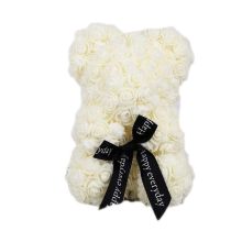 Forever Rose Bear White Collector\'s Size
