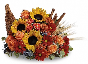 Thanksgiving Cornucopia Centerpiece