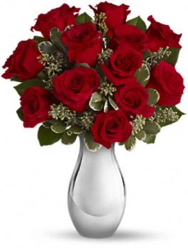 True Romance Bouquet of Red Roses