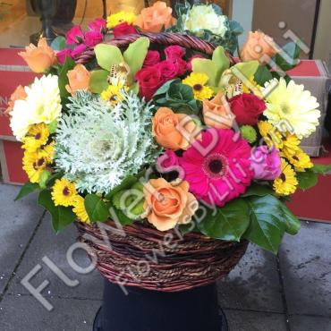 Job Well Done Flower Basket