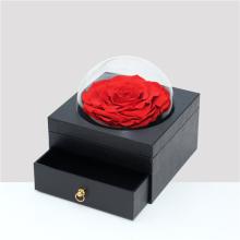 Forever Single Large Rose Luxury Keepsake Box