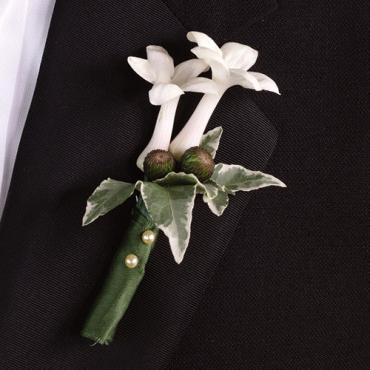 Fragrant stephanotis Boutonniere